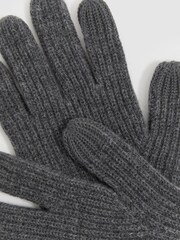 Reiss Lawson Ribbed-Merino Touchscreen Gloves - Imagen 4 de 4