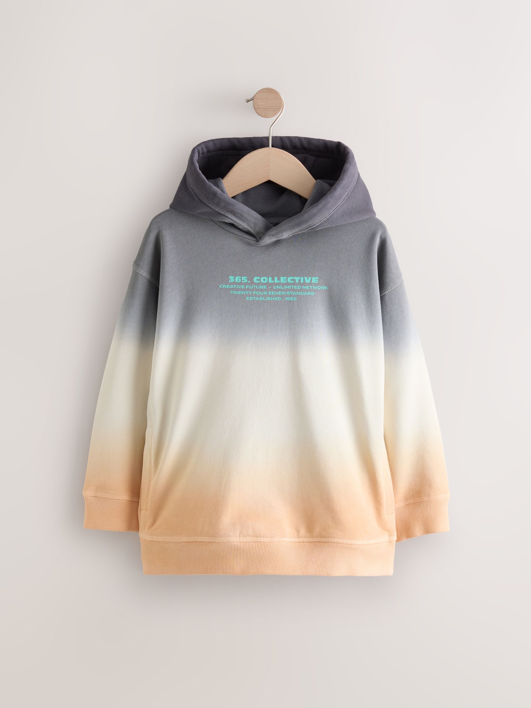 Tie Dye Slogan Graphic Hoodie (3-16yrs)