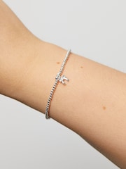 Simply Silver Silver Tone 925 Bow Charm Stretch Bracelet - Image 4 of 4