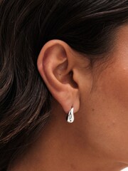 Simply Silver Silver Tone 925 Polished Small Teardrop Earrings - Image 2 of 3