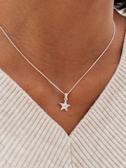 Simply Silver Silver Tone 925 Cubic Zirconia Celestial Set With Gift Boxed - Image 1 of 4