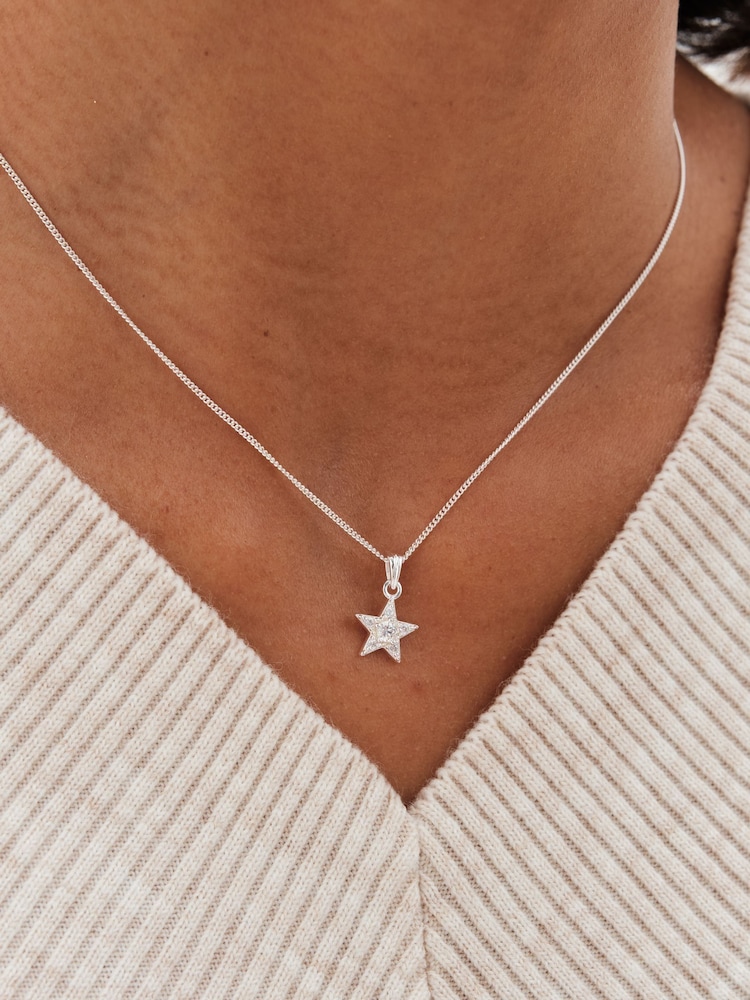 Simply Silver Silver Tone 925 Cubic Zirconia Celestial Set With Gift Boxed - Image 1 of 4