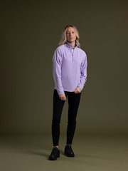 Trespass Purple Skylar Knitted Micro Fleece - Image 1 of 5