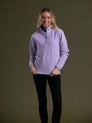 Trespass Purple Skylar Knitted Micro Fleece - Image 3 of 5