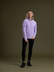 Trespass Purple Skylar Knitted Micro Fleece - Image 4 of 5