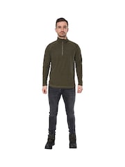 Зеленый - Trespass Mens Keynote AT100 Fleece - Image 3 of 7