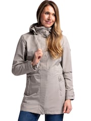 Trespass Female Grey Pavlina Rain Jacket TP75 - Image 1 of 8
