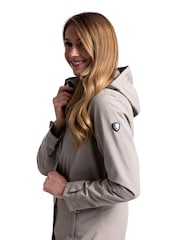 Trespass Female Grey Pavlina Rain Jacket TP75 - Image 6 of 8
