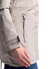 Trespass Female Grey Pavlina Rain Jacket TP75 - Image 7 of 8