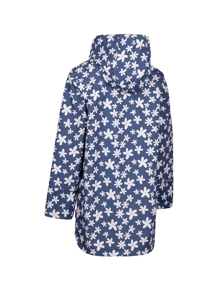 Trespass Female Blue Primdrop Rain Jacket TP50 - Image 2 of 2