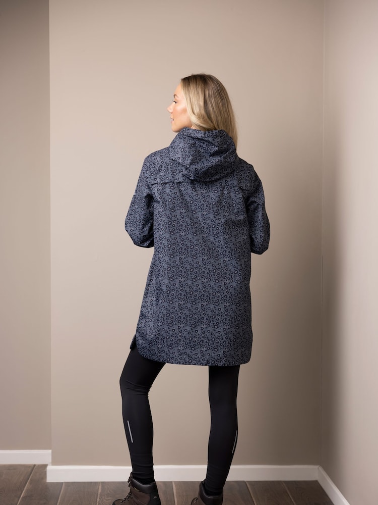 Female Parched Rainwear Black Jacket TP75 - Image 3 of 4