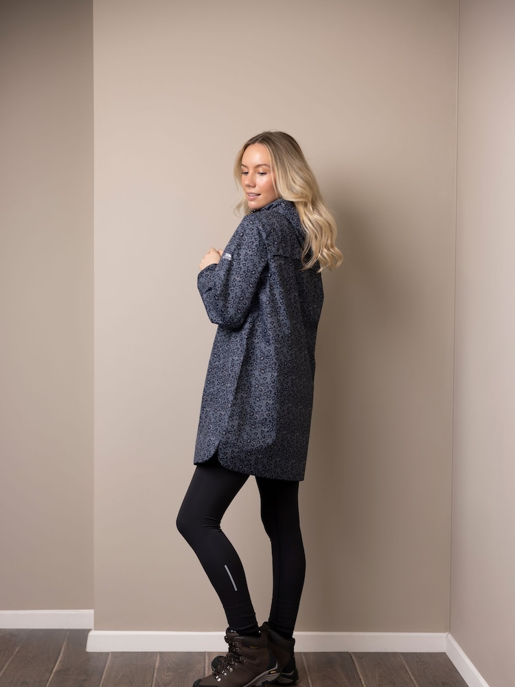 Female Parched Rainwear Black Jacket TP75 - Image 4 of 4