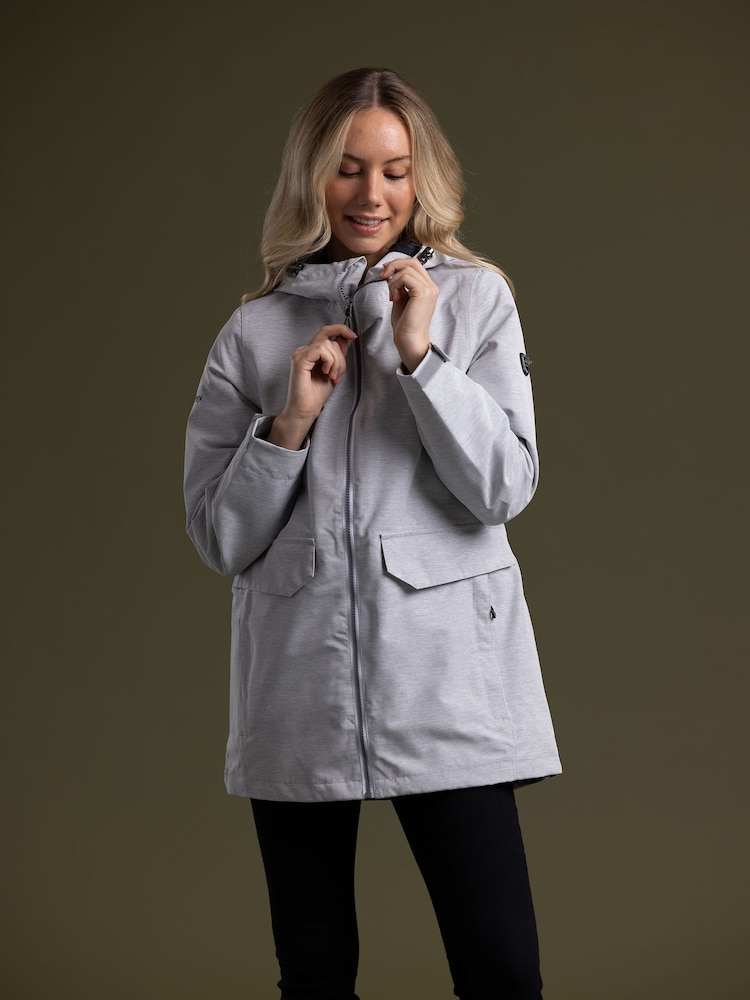 Trespass Female Silver Crystals TP75 Rainwear Jacket - Image 1 of 5 Trespass Female Silver Crystals TP75 Rainwear Jacket - Image 1 of 5