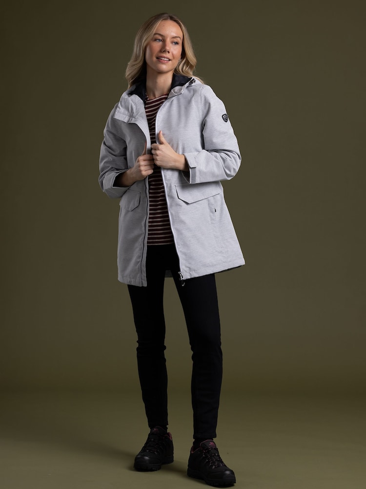 Trespass Female Silver Crystals TP75 Rainwear Jacket - Image 2 of 5 Trespass Female Silver Crystals TP75 Rainwear Jacket - Image 2 of 5