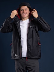 Trespass Unisex Qikpac Packaway Black Jacket - Image 2 of 2
