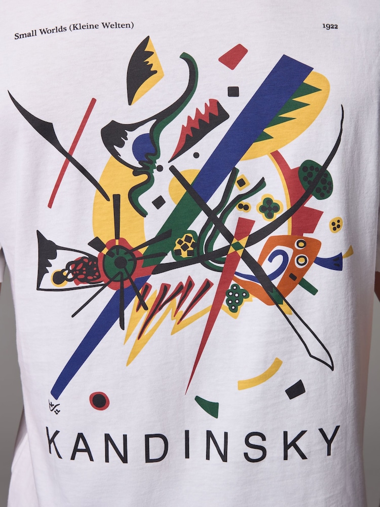 білий Kadinsky - Стандартний крій - Футболка з ліцензією художника - Image 5 of 9