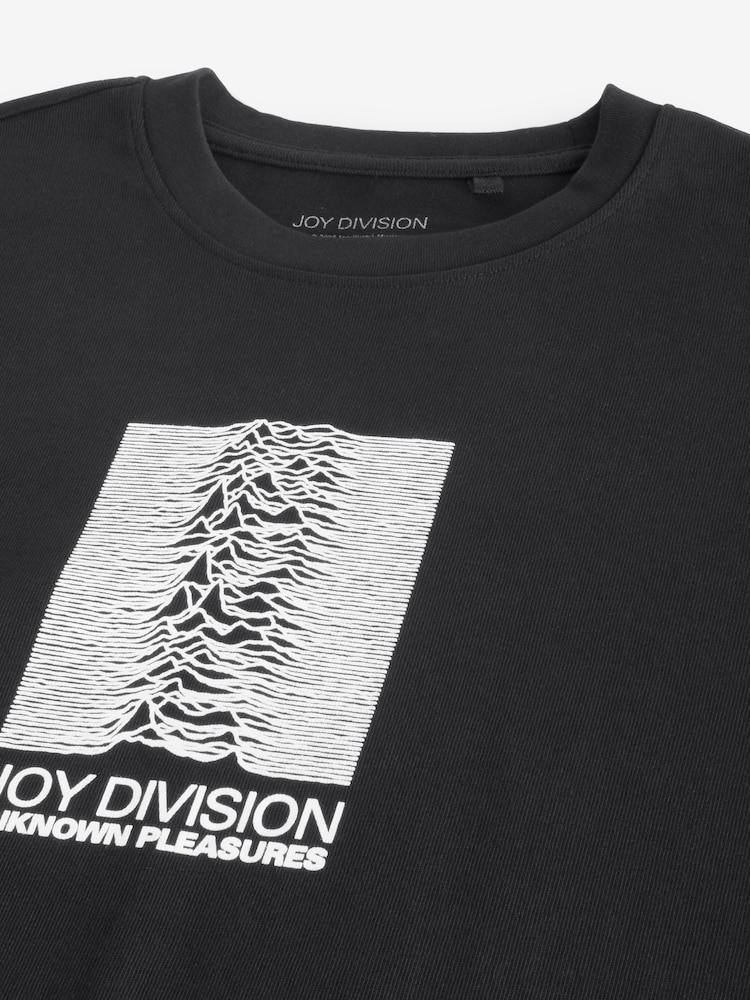Noir Joy Division - Coupe ample - T-shirt imprimé graphique Band - Image 8 of 8