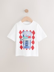 White Sardine 100% Cotton Short Sleeve Graphic Print T-Shirt (3mths-8yrs) - Image 1 of 3