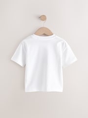 White/Black Graffiti Short Sleeve Graphic T-Shirt (3mths-7yrs) - Image 2 of 4
