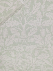 Morris & Co Sage Acorn Tonal Woven Faux Fur Throw - Image 6 of 9