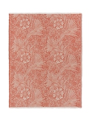 Morris & Co. Russet Marigold Woven Faux Fur Throw - Image 8 of 9