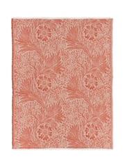Morris & Co. Russet Marigold Woven Faux Fur Throw - Image 9 of 9
