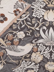 Morris & Co. Biscuit Strawberry Thief Jacquard Multi Layer Throw - Image 8 of 8