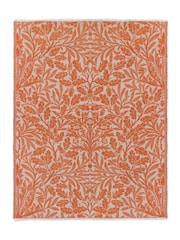 Morris & Co. Brick Acorn Tonal Woven Faux Fur Throw - Image 3 of 9