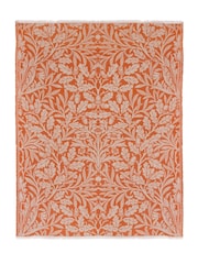 Morris & Co. Brick Acorn Tonal Woven Faux Fur Throw - Image 4 of 9