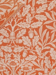 Morris & Co. Brick Acorn Tonal Woven Faux Fur Throw - Image 6 of 9