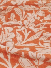 Morris & Co. Brick Acorn Tonal Woven Faux Fur Throw - Image 9 of 9