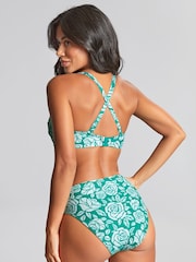 Panache Green Ella Twist Bandeau Bikinis - Image 4 of 7