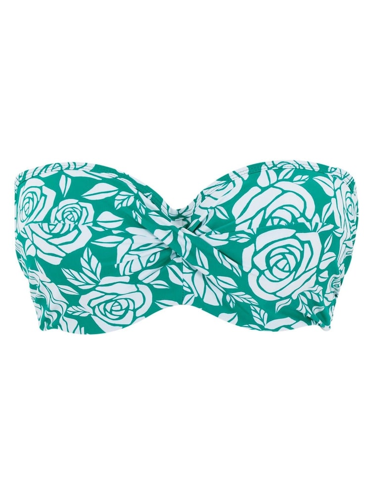 Panache Green Ella Twist Bandeau Bikinis - Image 7 of 7