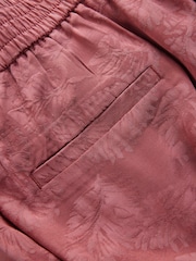 Pink Satin Jacquard Harem Trousers - Image 8 of 9