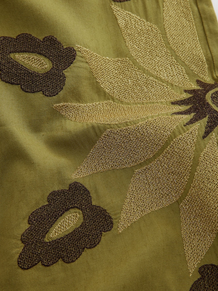 Vert - Pantalons amples avec Lin - Image 7 of 8