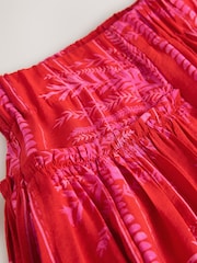 Red/Pink Print Palazzo Trousers - Image 2 of 7