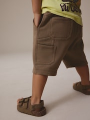 Citrine Yellow Short Sleeve T-Shirt & Carpenter Shorts Set (3mths-7yrs) - Image 4 of 4