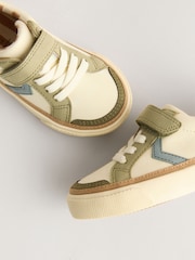 Neutral Standard Fit (F) Touch Fastening Chevron Trainers - Image 5 of 6