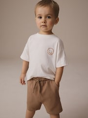 Monochrome Short Sleeve T-Shirts & Joggers Set 2 Pack (3mths-7yrs) - Image 2 of 13