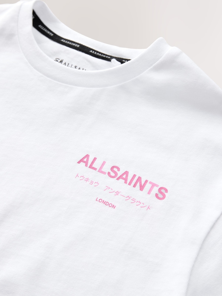 Blanc/Rose - T-shirt SmallSaints Oversize Girls Underground Col rond - Image 6 of 7