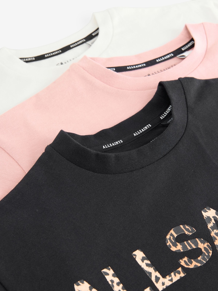 smALLSAINTS Oversized Girls Logo 100% Cotton T-Shirts 3 Packs - صورة 7 من 7