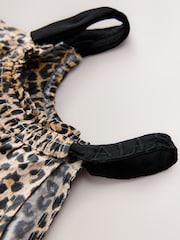 smALLSAINTS Leopard Print 100% Cotton Printed Girls Dress - Image 8 of 9