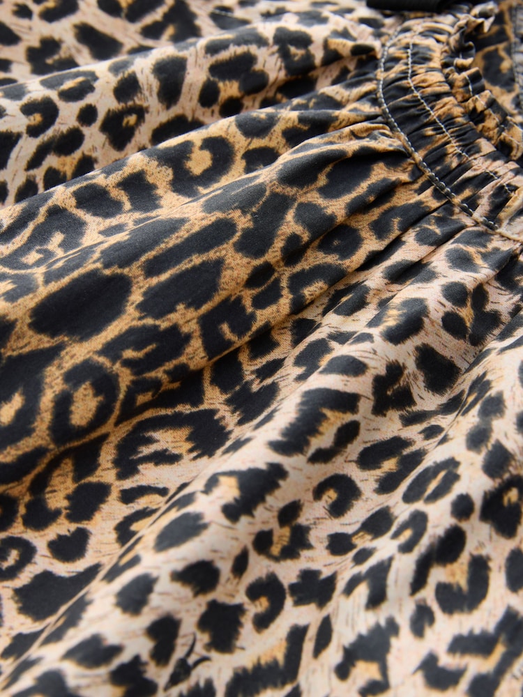 smALLSAINTS Leopard Print 100% Cotton Printed Girls Dress - Image 9 of 9