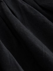smALLSAINTS Black Ode Smocked Sleeveless 100% Cotton Dress - Image 3 of 11