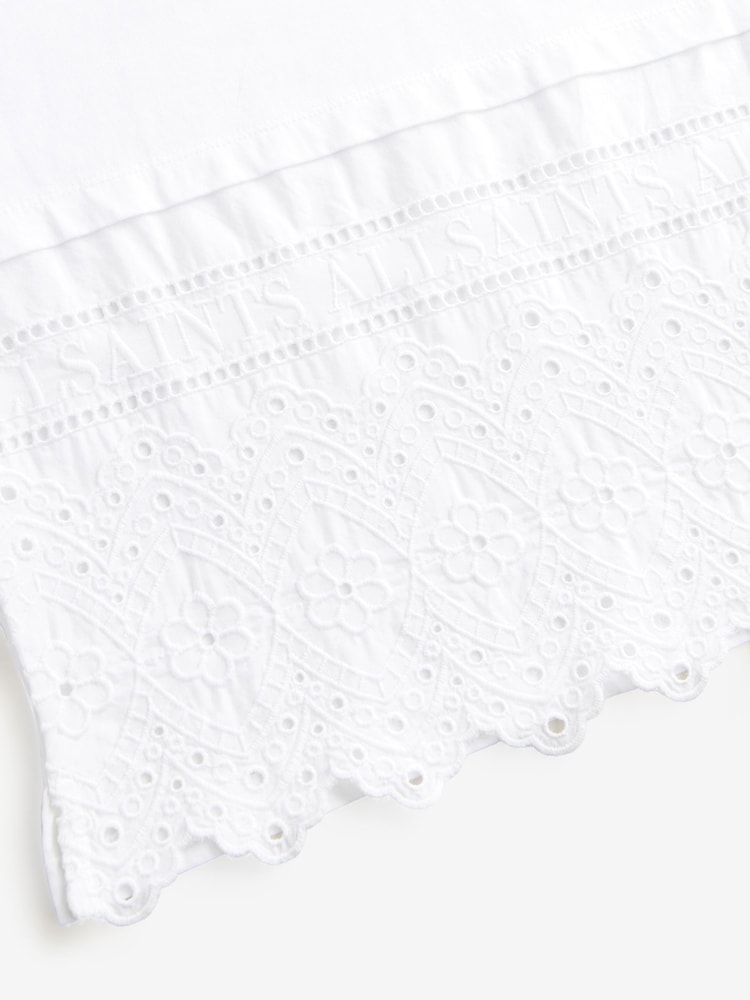 Camiseta de algodón 100 % con bordado en la espalda para niñas de smALLSAINTS - Imagen 8 de 8