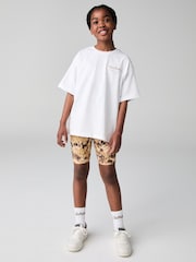 smALLSAINTS Multi Oversized Girls Underground T-Shirt and Shorts Set - Image 1 of 6