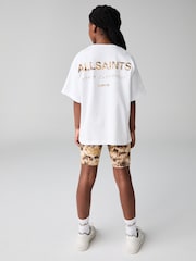 smALLSAINTS Multi Oversized Girls Underground T-Shirt and Shorts Set - Image 4 of 6