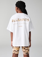 smALLSAINTS Multi Oversized Girls Underground T-Shirt and Shorts Set - Image 5 of 6