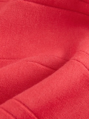 Red Textured Short Sleeve 100% Cotton Jersey Polo Shirt (3-16yrs) - Image 6 of 7