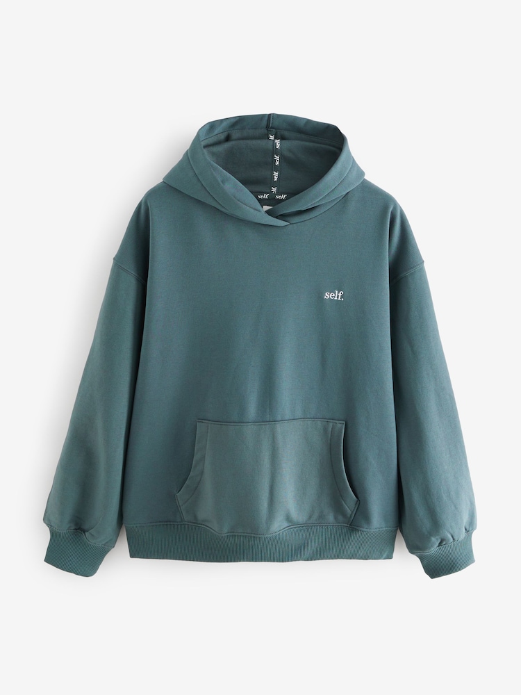 Bleu de sarcelle - soi-même. Capuche - Image 6 of 8